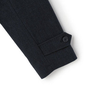 専用　イタリア製　圧縮ウールショートコート SL】ウールブレンドデュアリティショートコート/ブラウン/140S BLENDED