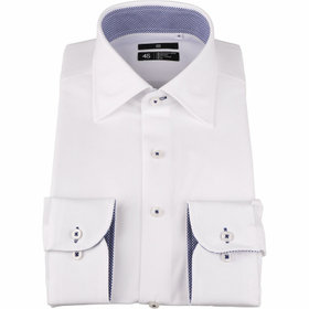 【Ella】160cmスーツ (ジャケット、ズボン、白ワイシャツ、ネクタイ 発送在庫あり】【BLACK LINE】ホリゾンタルワイドワイシャツ