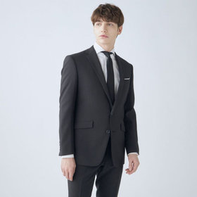 KSW】【年間】2釦シングルスーツ 0タック/ブラック/ウエスト