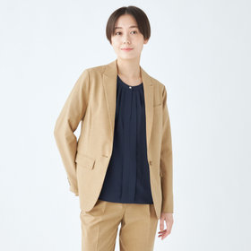 【SL】【年間】1釦ジャケット/ライトブラウン/ウォッシャブル