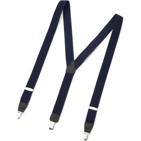  Y型サスペンダー クリップ式 3.0cm幅/ネイビー