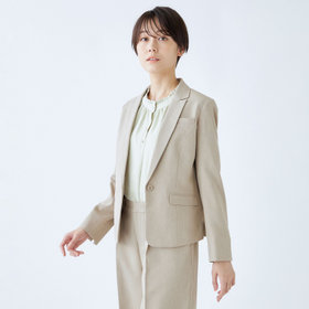 SL】【年間】1釦ジャケット/ベージュ/ウォッシャブル（723101SS
