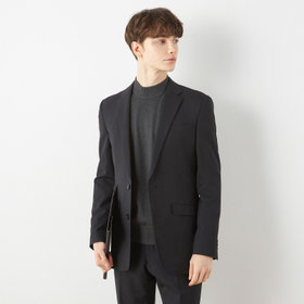 SLIM TAPERED_2】【年間】2釦シングルスリーピーススーツ 0