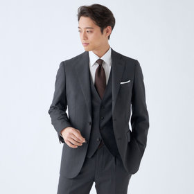 SLIM TAPERED_2】【年間】2釦シングルリバーシブルスリーピース
