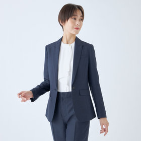 ネイビー パンツスーツ Precious ウォッシャブル t9411j1-ma.jpg