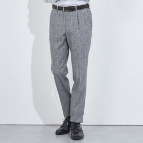 CLASSICO TAPERED】【秋冬】ウールテーパードパンツ 2タック/ベージュ