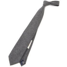 SILVER LINE】ウールコットンブレンドソリッド系ネクタイ 8.0cm