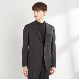 RBC】【春夏】3釦段返りシングルスーツ 2タック/ブラック/ドローコード