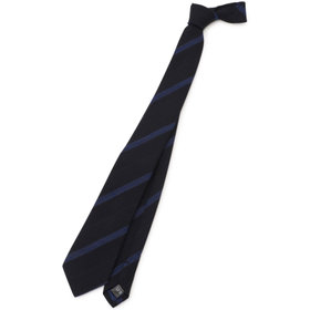Dior ブラック チェック柄 ネクタイ 7.5cm幅 BLACK LINE】シルクブレンドチェックネクタイ 7.5cm幅/ネイビー