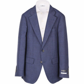 エ*モ様 【新品】PT01　GENTLEMAN　2p　ウールリネン　ネイビー　4 大きいサイズと大きい服のメンズ通販【ビッグエムワン】【COB24