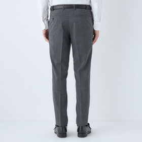 4S CROSS】【春夏】セットアップパンツ 0タック/グレー/ウエストムーブ