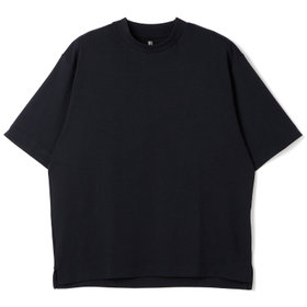 新品タグ付き。sea カシミアシルクテレコLS TEE ネイビー セール】 SHIPS Colors:〈手洗い可能〉シアー ロゴ ニット TEE