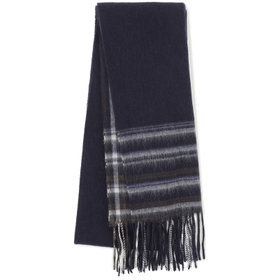 XmasセールScabal 120'sウール カシミヤ混 ネイビーストライプ 正規 品ハンドメイド・手芸 - XmasセールScabal 120'sウール カシミヤ