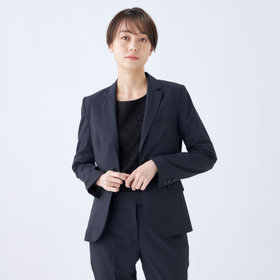 スーツセレクト レディース スーツ 3点セット SUIT SELECT セットアップ 「洗える夏用スーツ3点セット」涼しげ