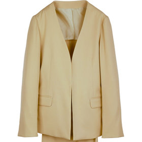 極美品スーツセレクト　RELAX TAPEREDセットアップスーツ　mixカラー SUIT SELECT セットアップ 「RELAX TAPERED」「年間」ノーカラー