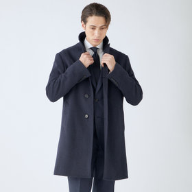 Officine Generale ウール ネービー コート 48 (M) Officine Generale ウール ネービー コート 48 (M) jacket | anemone