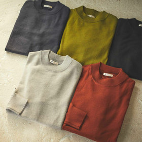 ZEGNA ゼニア スポーツ ハーフジップ ウール混 セーター オレンジ L