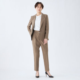 SUIT SELECT セットアップ 「洗えるスーツセット」ダーク調