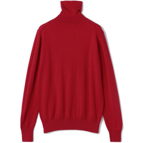 RBC】【秋冬】ウールタートルネックニットセーター/レッド/ZEGNA