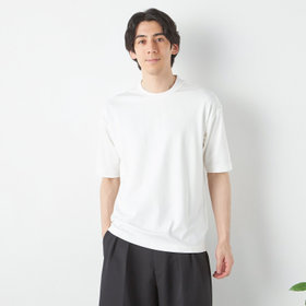 【RBC/五分袖】プレミアムコットンTシャツ /  クルーネック / ホワイト
