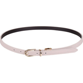 SL】ピンバックルベルト 1.4cm幅/ダークグレー(ウエスト82cmまで対応