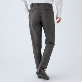 CLASSICO TAPERED】【秋冬】2釦シングルスーツ 1タック/ブラウン CLASSICO TAPERED】【秋冬】2釦シングルスーツ 1タック/ブラウン