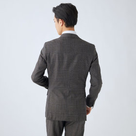 CLASSICO TAPERED】【秋冬】2釦シングルスーツ 1タック/ブラウン