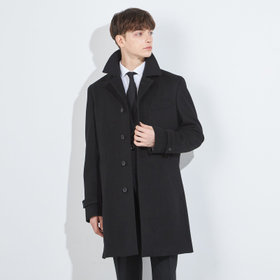 SL】ウールブレンドデュアリティショートコート/ダークグレー/140S