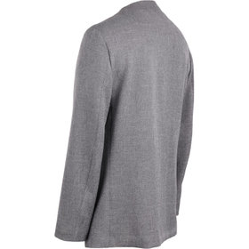【新品】SUIT SELECT ノーカラージャケット/グレー 4S CROSS】【年間】セットアップジャケット/グレー×カルゼ
