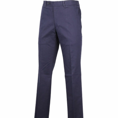 【WEB限定/OUTLET/汚れ・変色・キズ等有】【RBC】【秋冬】コットンブレンド 0タックテーパードパンツ/シャーリング仕様/ネイビー