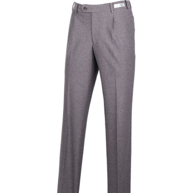 【CLASSICO TAPERED】【春夏】1タックテーパードパンツ/グレー/ウエストシャーリング/4S SUSTAINABILITY&ECOLOGY FABRIC