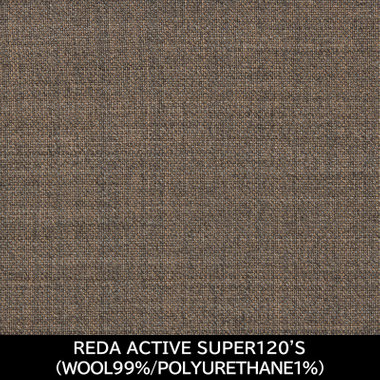 【日本製】【MEN'S】【パターンオーダー】【CLASSICO TAPERED S】【春夏】スーツ/ブラウン/REDA ACTIVE SUPER120'S(WOOL99% POLYURETHANE1%)