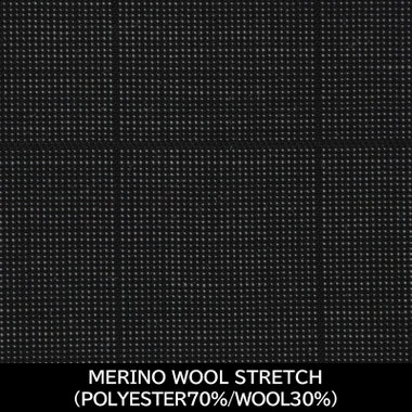 【日本製】【MEN'S】【パターンオーダー】【KSW】【秋冬】スーツ/グレー×チェック/MERINO WOOL STRETCH (POLYESTER70% WOOL30%)