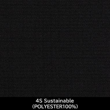 【国内縫製】【MEN'S】【パターンオーダー】【CLASSICO TAPERED W】【春夏】スーツ/ブラック×シャドーチェック/4S Sustainable (POLYESTER100%)