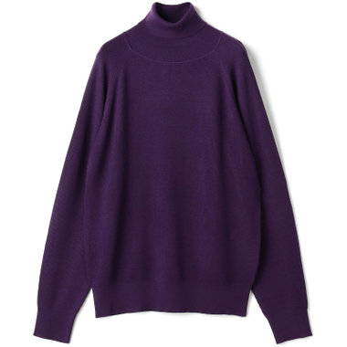 【RBC】【秋冬】タートルネックニットセーター/パープル