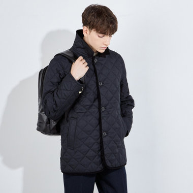 【SL】キルティングコート/ネイビー