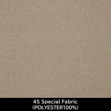 【日本製】【MEN'S】【パターンオーダー】【SLIM TAPERED】【秋冬】スーツ/ベージュ/4S Special Fabric (POLYESTER100%)