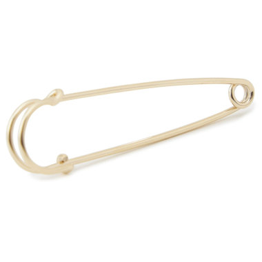 安全ピン型 ネクタイピン/ゴールド（S-PIN-GD_X）｜レディース