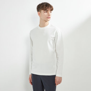 【RBC】クルーネックロングTシャツ/ホワイト/「吸汗速乾」「接触冷感」「UV加工」