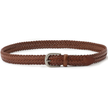 ピンバックルメッシュベルト 3.0cm幅/ブラウン(ウエスト91cmまで対応)