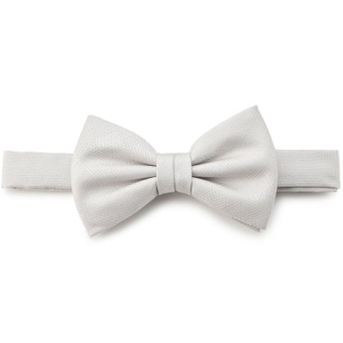 蝶ネクタイ/シルバー×シャドーチェック