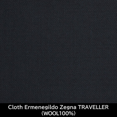 【国内縫製】【MEN'S】【パターンオーダー】【KSW】【春夏】スーツ/カーキ/Cloth Ermenegildo Zegna TRAVELLER (WOOL100%)