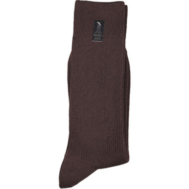 【発送在庫あり】ソックス/ブラウン×リブ