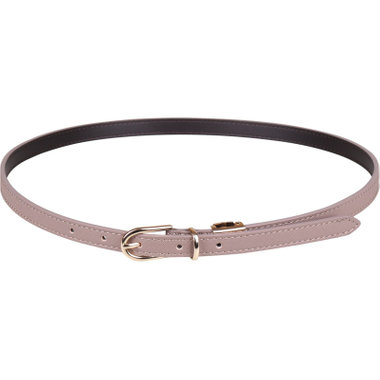 【SL】ピンバックルベルト 1.4cm幅/ベージュ(ウエスト82cmまで対応)