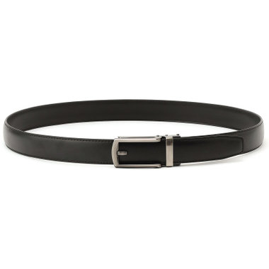 【フリーアジャスト仕様/5mm間隔/32段階】バックルベルト 2.9cm幅/ブラック(ウエスト91cmまで対応)