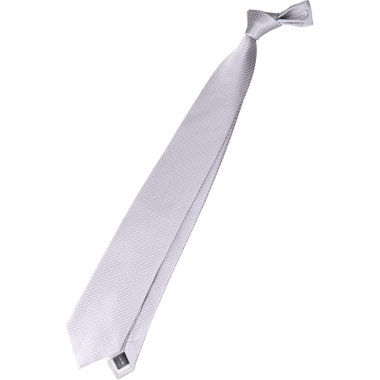 【SILVER LINE】シルクドット 慶事対応 ネクタイ 8.0cm幅/シルバー