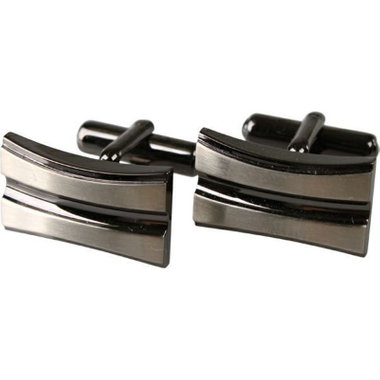 センターラインスクエアカーブカフスボタン/シルバー