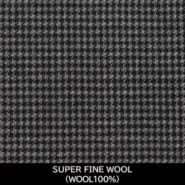 【日本製】【MEN'S】【パターンオーダー】【CLASSICO TAPERED S】【秋冬】スーツ/ホワイト＆ネイビー×ハウンドトゥース/SUPER FINE WOOL (WOOL100%)