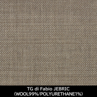 【日本製】【MEN'S】【パターンオーダー】【SKINNY】【春夏】スーツ/ベージュ/TG di Fabio JEBRIC(WOOL99% POLYURETHANE1%)