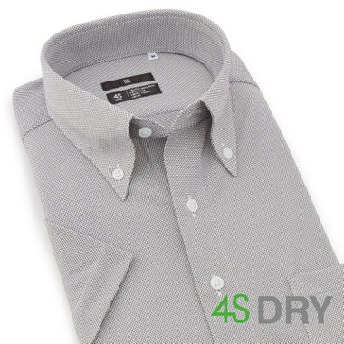 発送在庫あり】【BLACK LINE/半袖】ボタンダウンワイシャツ